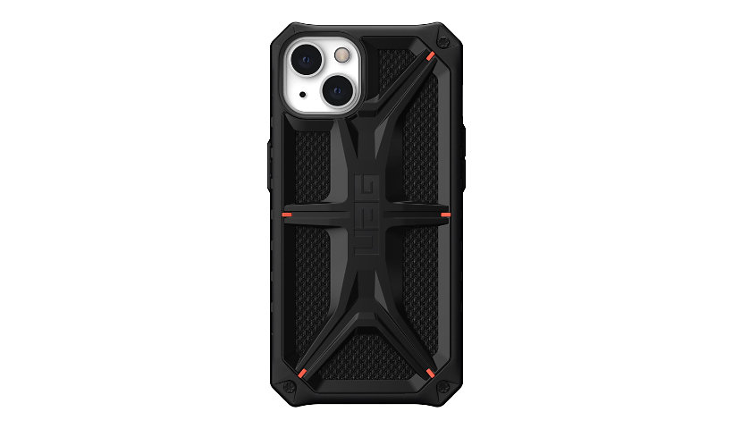 UAG Rugged Case for iPhone 13 5G [6.1-inch] - Monarch Kevlar Black - back cover for cell phone