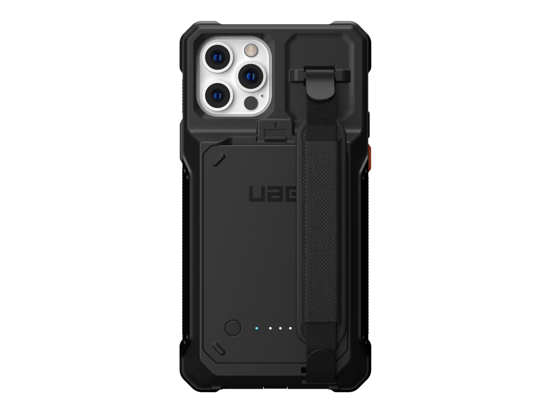 UAG Rugged Workflow Battery Case for iPhone 13 / 14 Black - battery case for cell phone