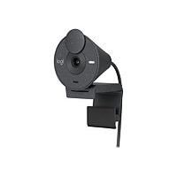 Logitech Brio 300 Full HD Webcam with Privacy Shutter, Graphite - webcam