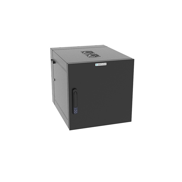 Great Lakes 24"x 24"x 32" Wall Mount Cabinet with Solid Door - Black