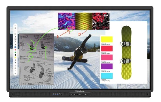 Promethean ActivPanel 9 Pro 86" LED-backlit LCD display - 4K - for interactive communication