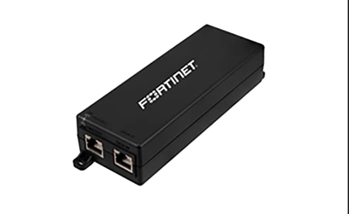 Fortinet - PoE injector - 802.3bt, midspan, 2.5/5/10 Gigabit Ethernet - 60 Watt