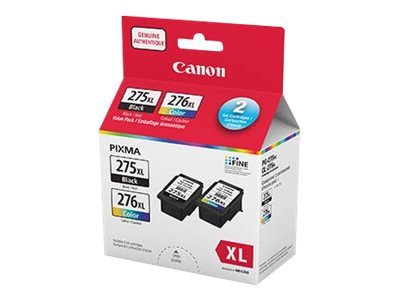 Canon PG-275XL / CL-276XL - 2-pack - XL - black, color (cyan, magenta, yellow) - original - ink cartridge