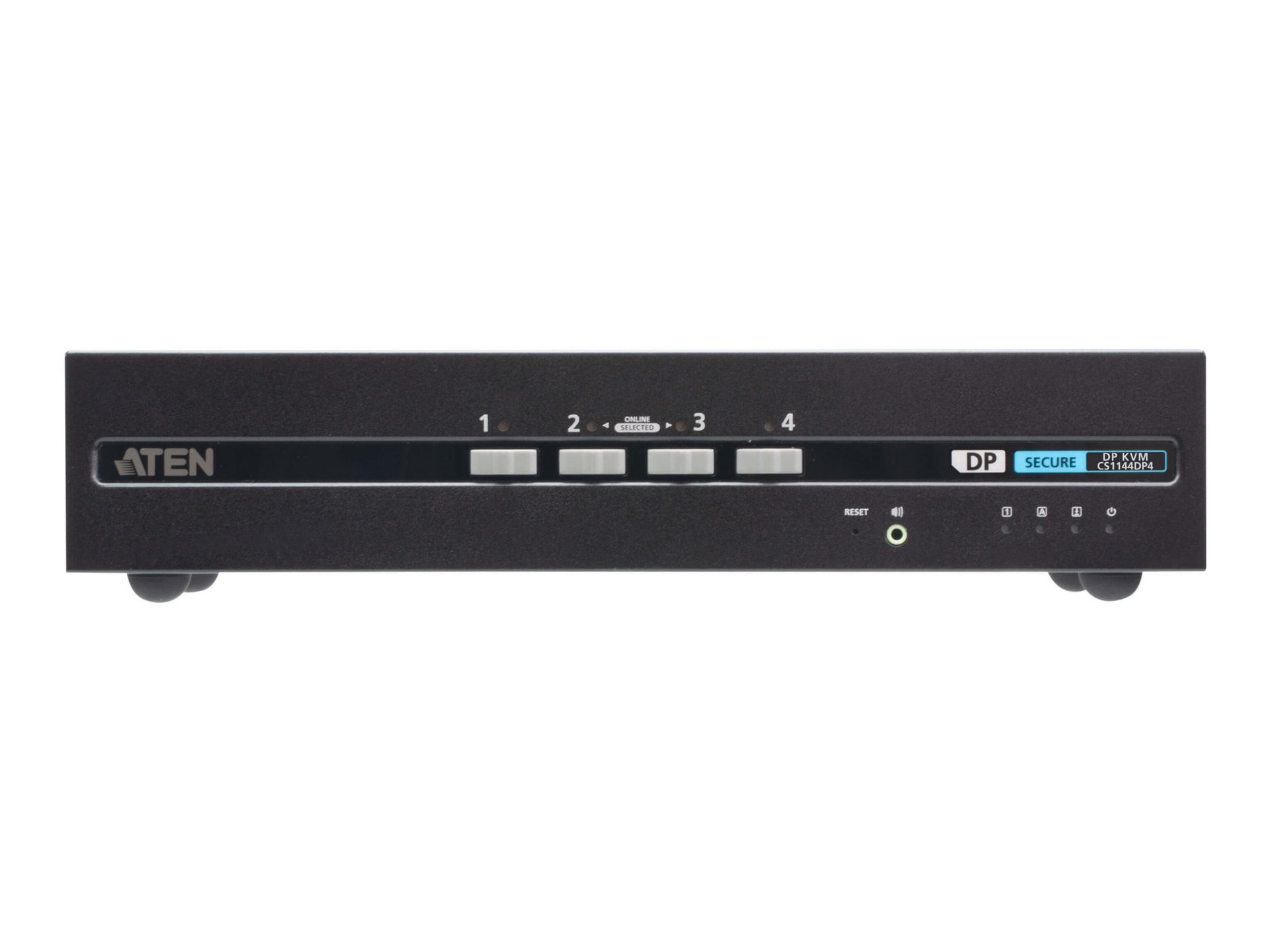 ATEN Secure CS1144DP4 - KVM / audio switch - DisplayPort, dual display, PSD PP v4.0 compliant, USB - 4 ports