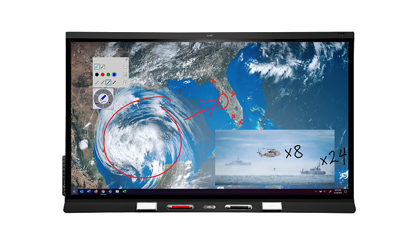 SMART Board 6565S-V3 Pro 6000S (V3) Pro Series with iQ - 65" LED-backlit LCD display - 4K - for interactive