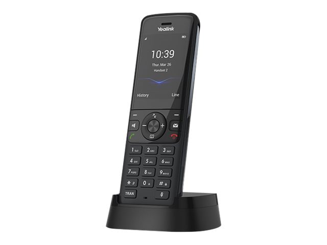 Yealink W78H - cordless extension handset - with Bluetooth interface with caller ID - 3-way call capability