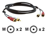 Kramer 2RAM Series C-2RAM/2RAM-3 - audio cable - 91.4 cm
