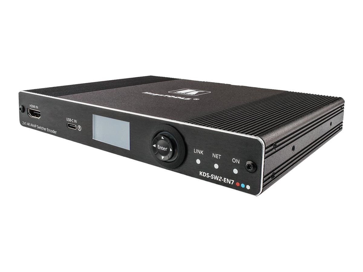 Kramer KDS-SW2-EN7 audio/video over IP encoder / switcher / scaler