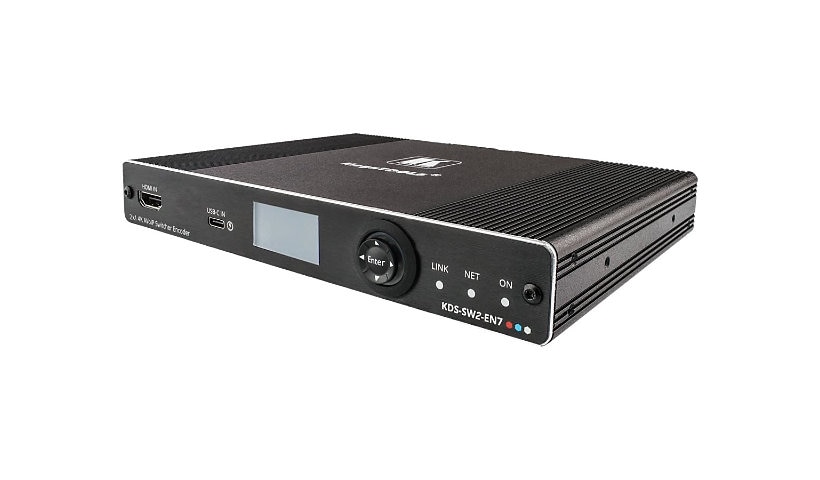 Kramer KDS-SW2-EN7 audio/video over IP encoder / switcher / scaler