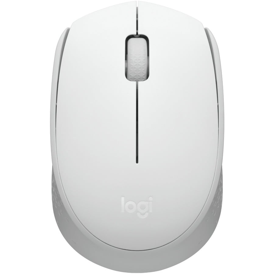 Logitech M170 Wireless Mouse, Ambidextrous, Off-white - mouse - 2.4 GHz - o