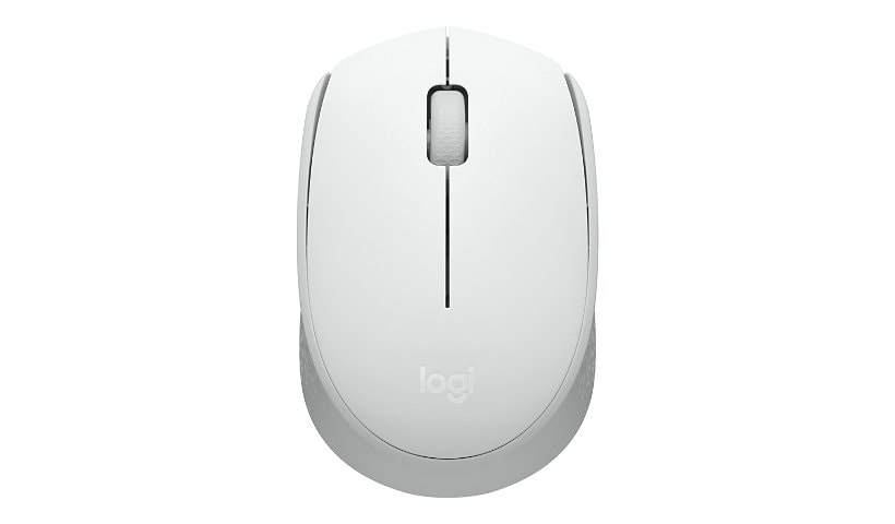 Logitech M170 Wireless Mouse, Ambidextrous, Off-white - mouse - 2.4 GHz - off-white