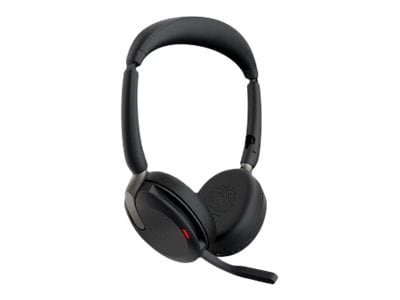 Jabra Evolve2 65 Flex UC Stereo - headset - with wireless charging pad