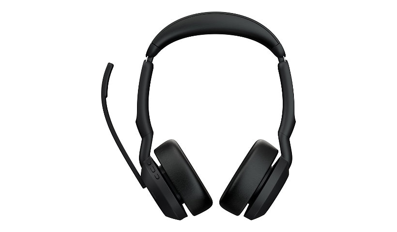 Jabra Evolve2 55 MS Stereo - headset - with charging stand