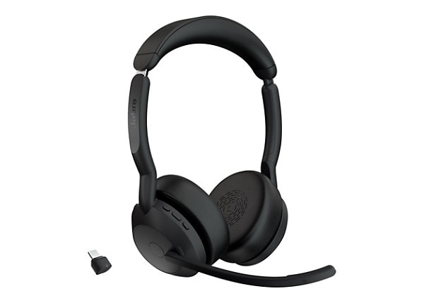 Jabra Evolve2 55 UC Stereo - headset - 25599-989-899-01 - Wireless Headsets | Kopfhörer