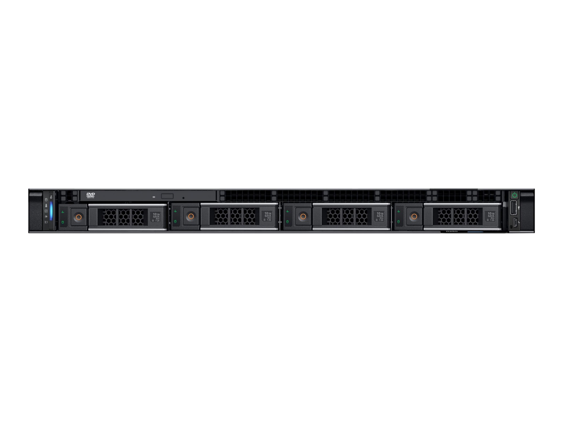 Dell PowerEdge R250 - rack-mountable - Xeon E-2334 3.4 GHz - 8 GB - SSD 480 GB