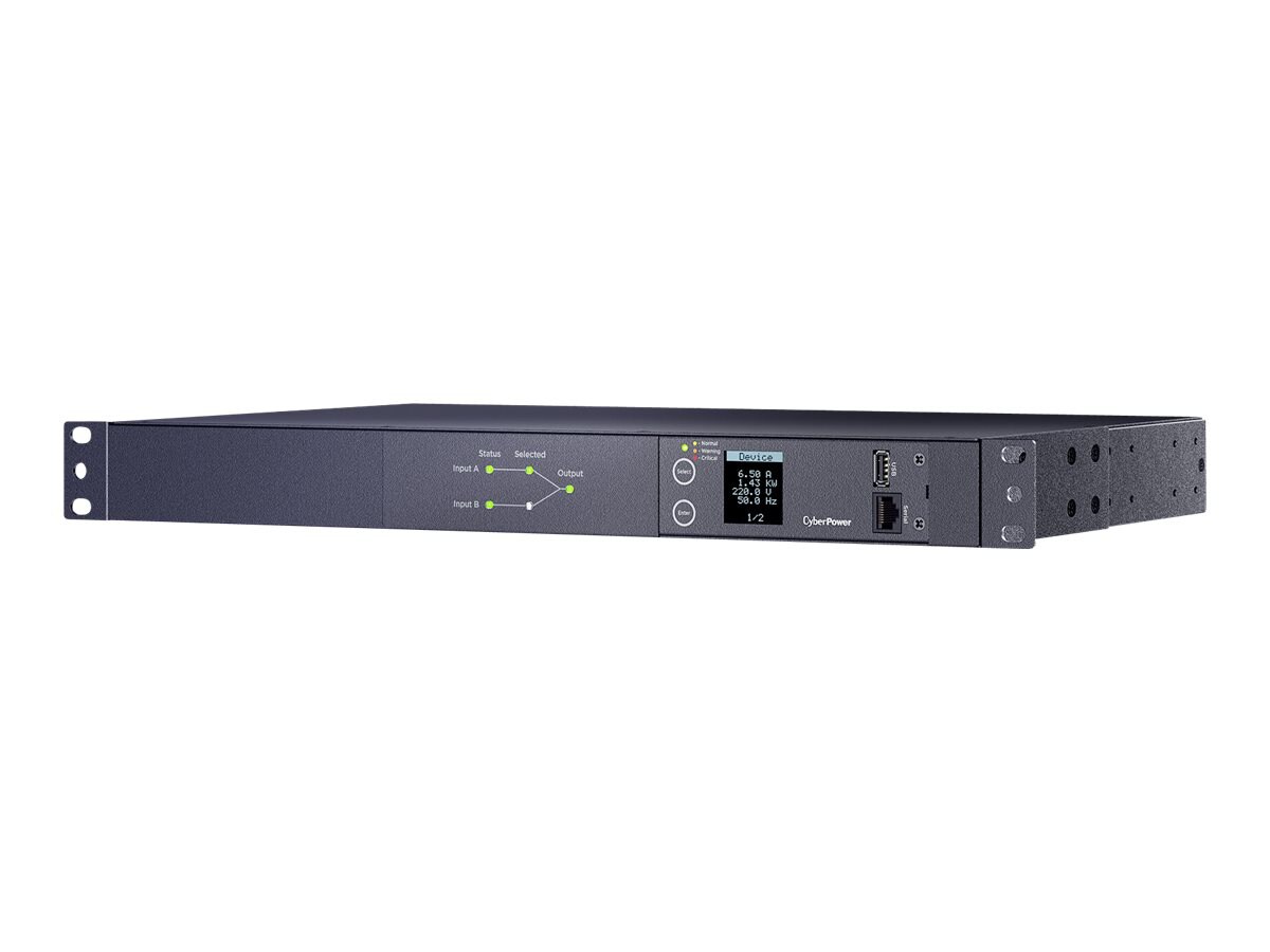 CyberPower Metered ATS Series PDU24006 - unité de distribution secteur