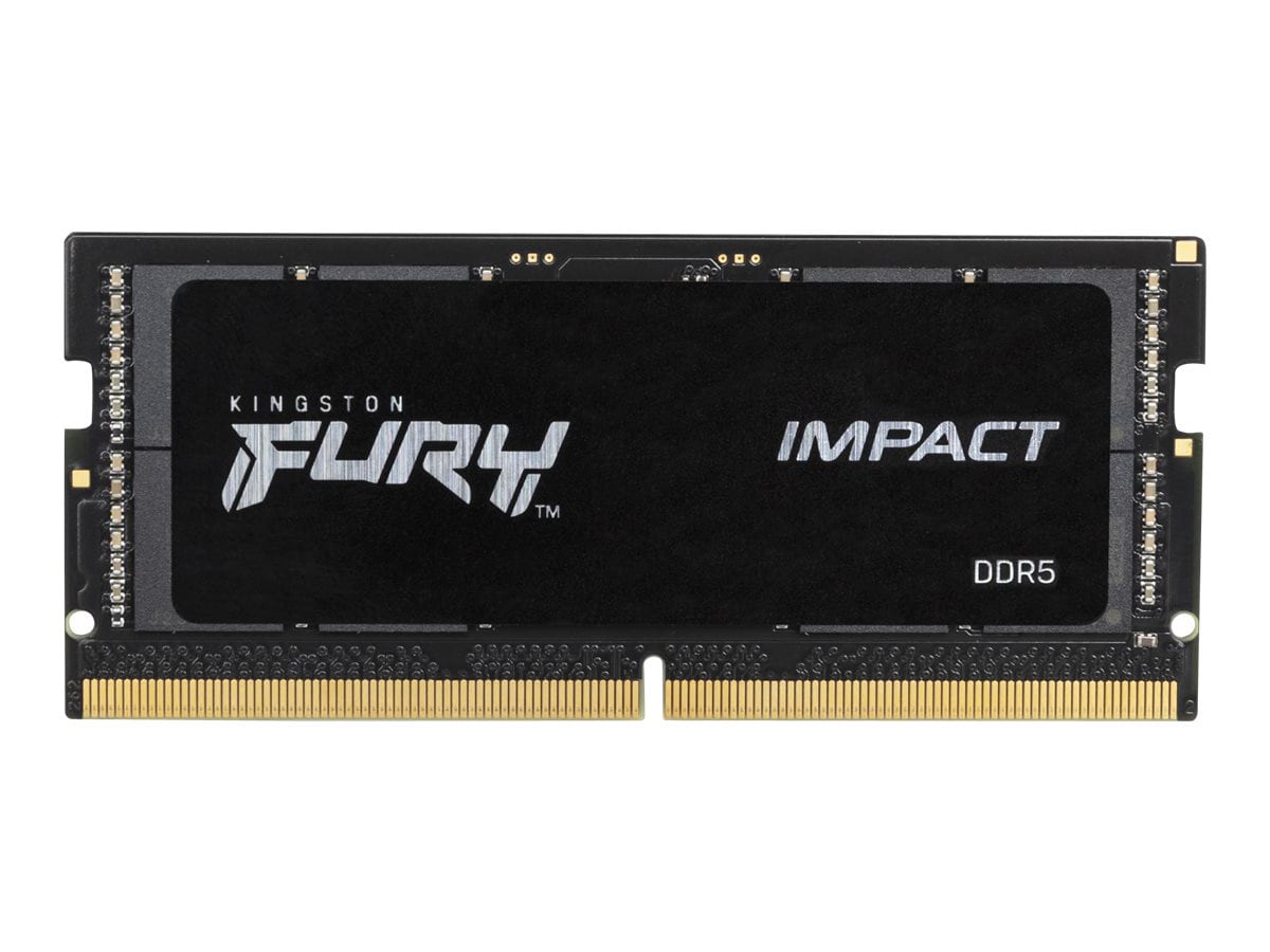 Kingston FURY Impact - DDR5 - kit - 64 GB: 2 x 32 GB - SO-DIMM 262-pin - 4800 MHz / PC5-38400 - unbuffered