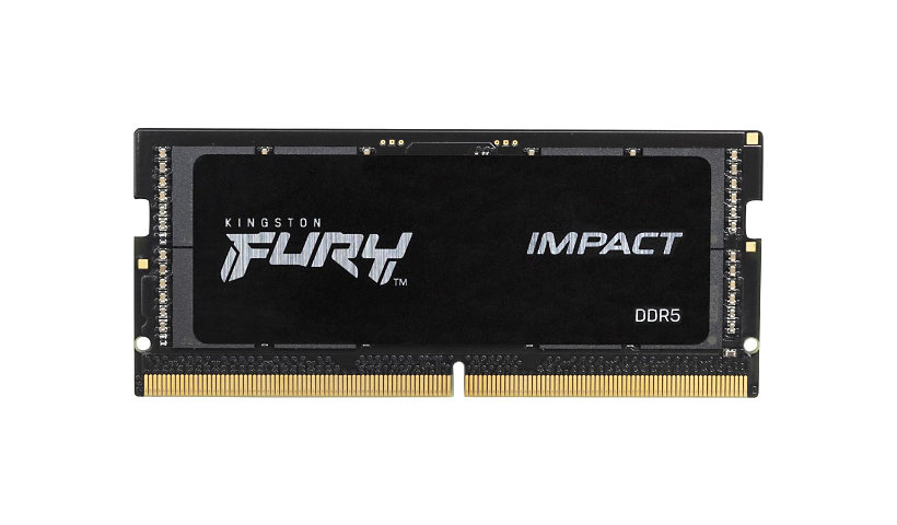 Kingston FURY Impact - DDR5 - kit - 64 GB: 2 x 32 GB - SO-DIMM 262-pin - 4800 MHz / PC5-38400 - unbuffered