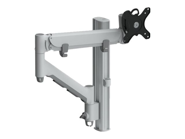 Atdec - mounting kit - gas-powered monitor arm - for LCD display/ curved LCD display - silver