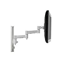 Atdec AWMS-46W35-S - mounting kit - full-motion adjustable arm - for monitor / curved monitor - silver