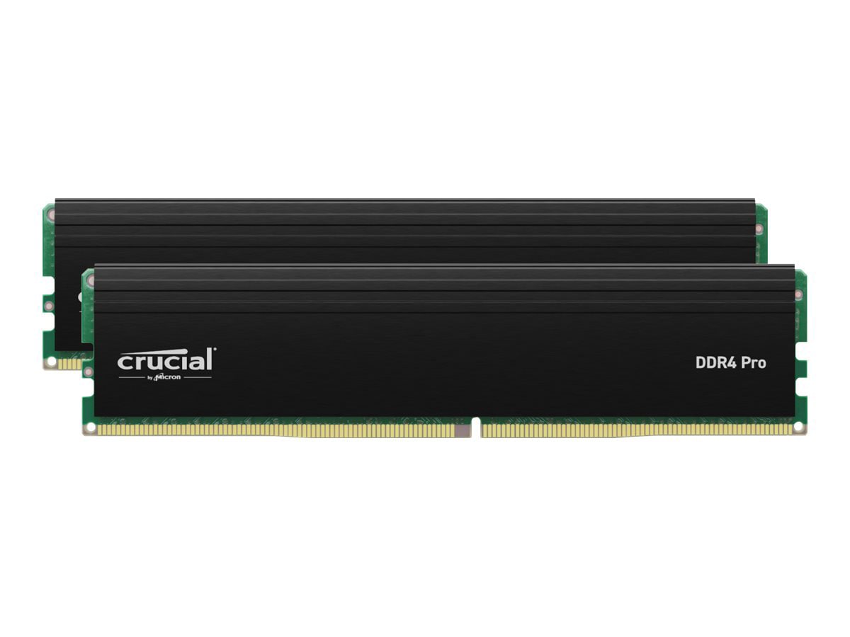 Crucial - DDR4 - kit - 64 GB: 2 x 32 GB - DIMM 288-pin - 3200 MHz /  PC4-25600 - unbuffered