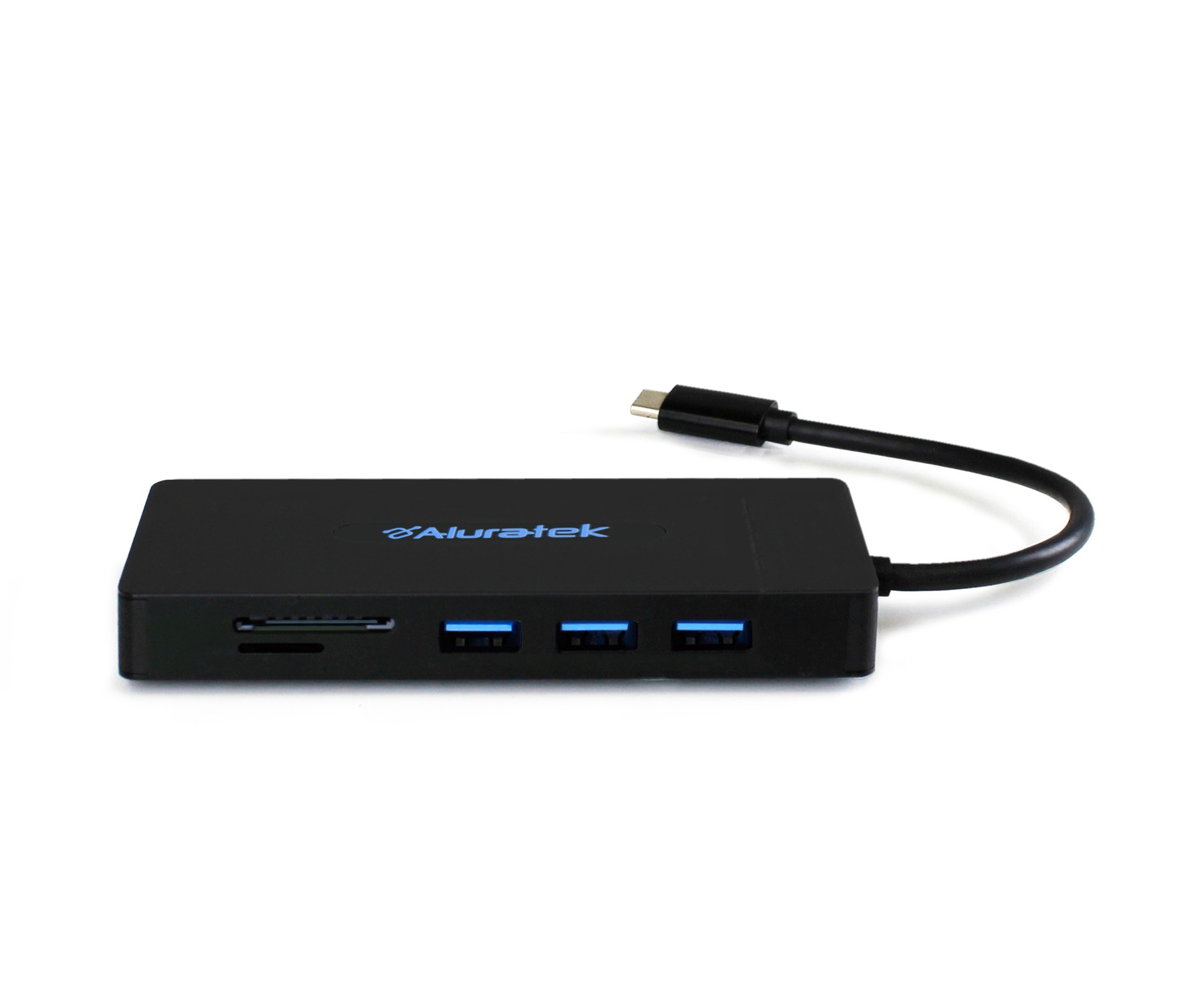 Aluratek 11-in-1 100W USB-C 4K HDMI Dual Display Docking Station Hub and Card Reader