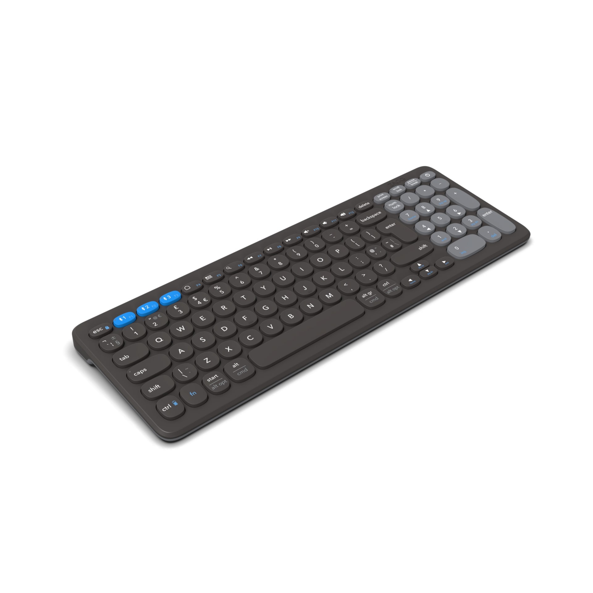 ZAGG Pro Keyboard 15 Multi-pairing Full-Size Keyboard with Wireless Charging