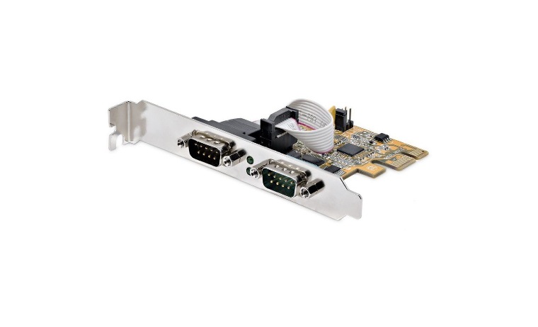StarTech 2-Port PCI Express Serial Card, Dual Port PCIe to RS232