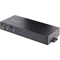 StarTech.com 16-Port Industrial USB 3.0 Hub/Switch 5Gbps, Metal, Mountable