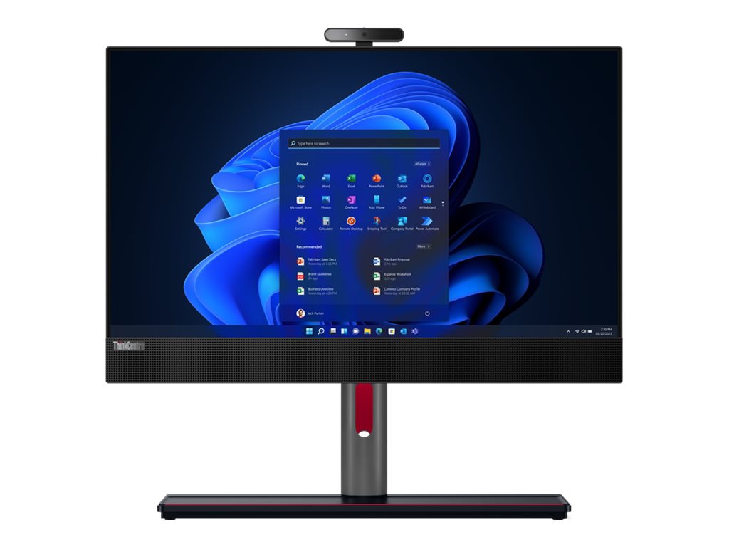 Lenovo ThinkCentre M90a Gen 3 - all-in-one - Core i5 12400 2.5 GHz - 16 GB - SSD 256 GB - LED 23.8"