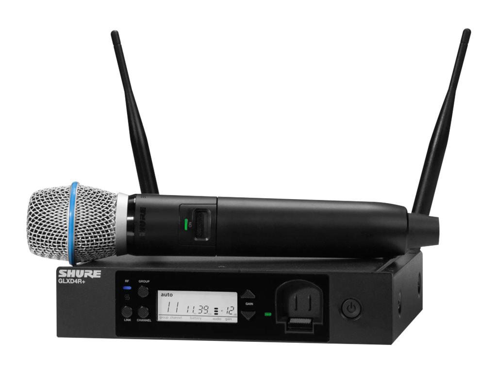 Shure GLX-D Advanced GLXD24R+/B87A-Z3 - Z3 band - wireless microphone system