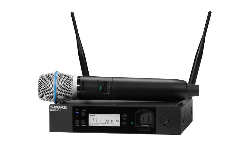 Shure GLX-D Advanced GLXD24R+/B87A-Z3 - Z3 band - wireless microphone system