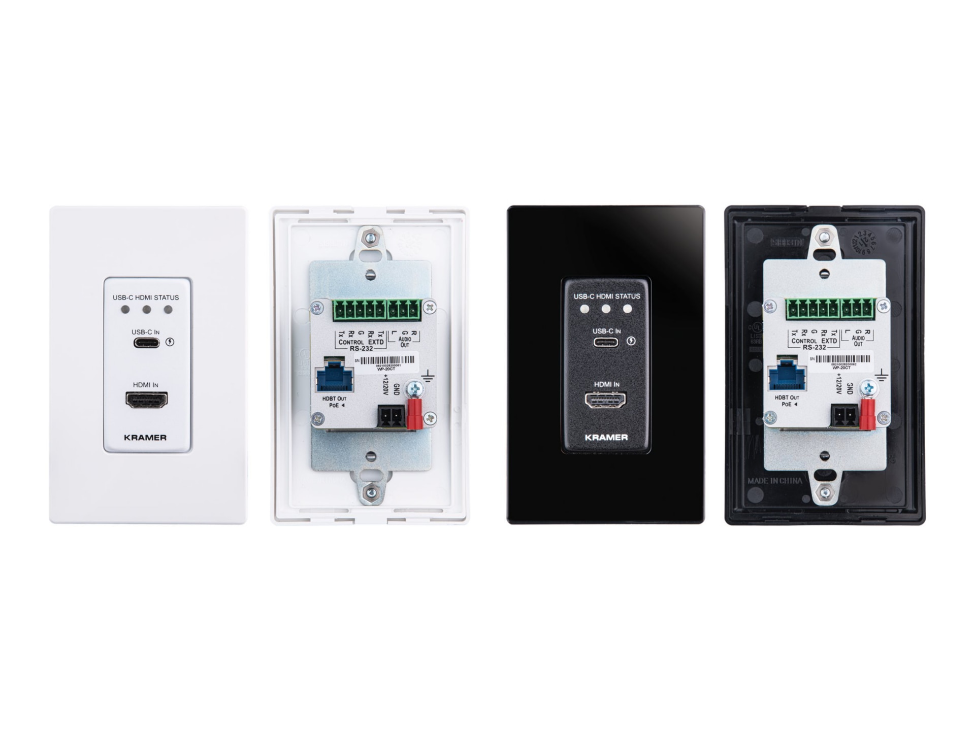 Kramer WP-20CT - wall plate panel set - D size
