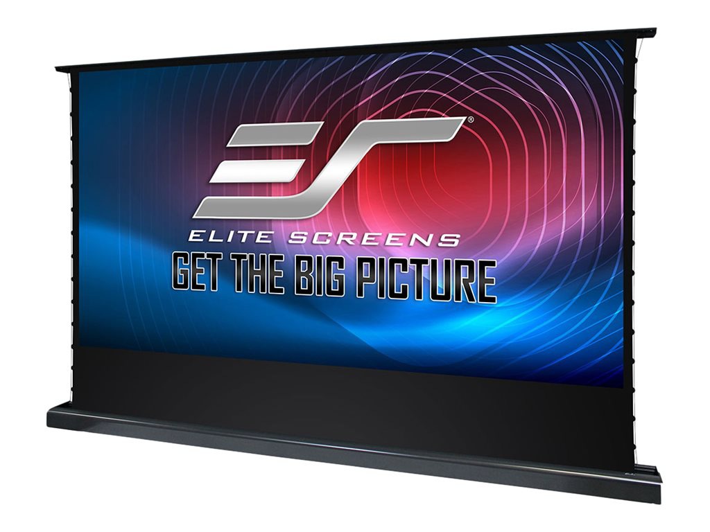 Elite Screens Kestrel Tab-Tension 3 Series FTE122H3 - projection screen with floor stand - 122" (310 cm)