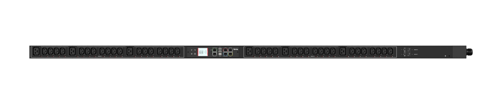 Raritan 230V Single Phase Rack Power Distribution Unit with 42-Outlets - Bl