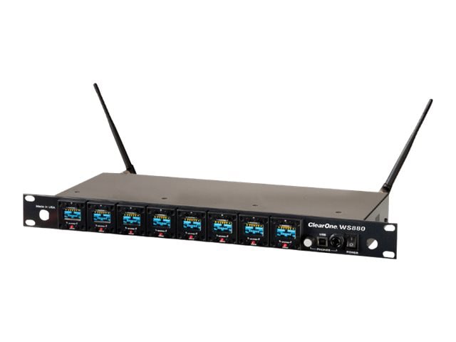 ClearOne WS880 - wireless audio receiver for wireless microphone system - 8-channel
