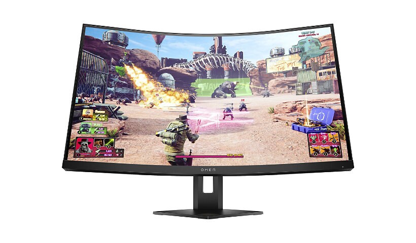 HP OMEN 27c 27" Class WQHD Curved Screen Gaming LCD Monitor - 16:9 - Black