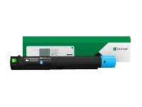 Lexmark - cyan - original - toner cartridge - LCCP, LRP