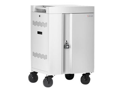 Bretford Cube Mini TVCM24USBC cart - pre-wired - for 24 tablets / notebooks - arctic white