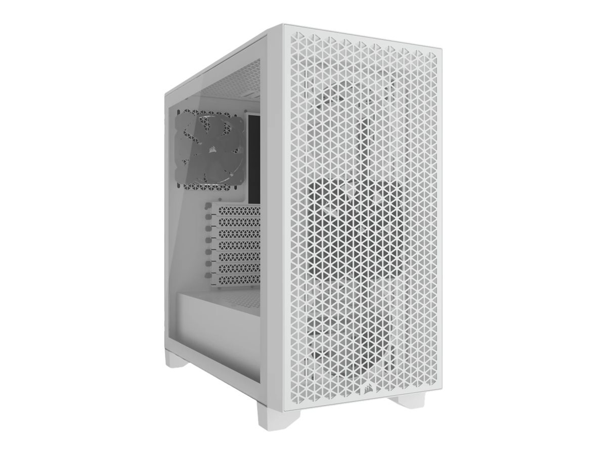 CORSAIR 3000D Airflow Mid-Tower PC Case - White