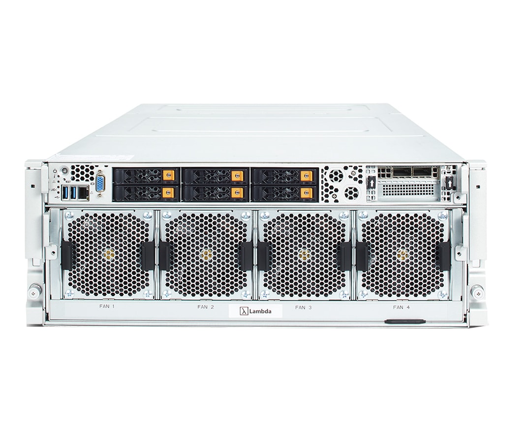 Lambda Hyperplane 8-A100 3TB 4GB RAM GPU Server