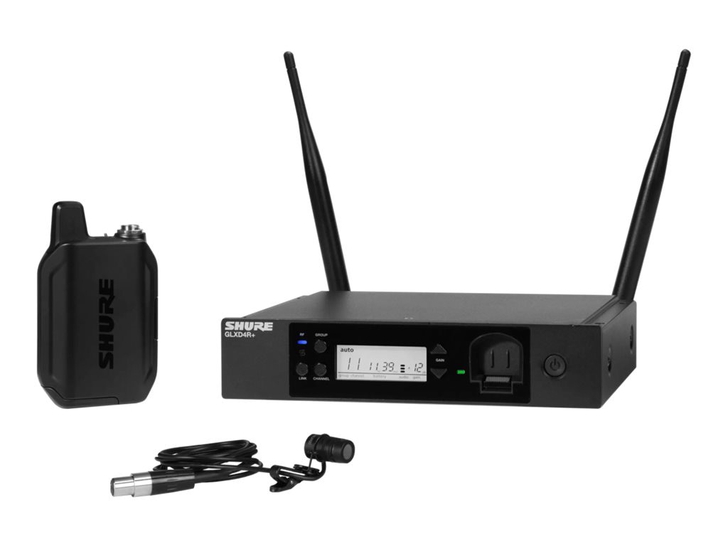 Shure GLX-D+ Dual Band Digital Wireless GLXD14R+/85-Z3 Lavalier - wireless microphone system