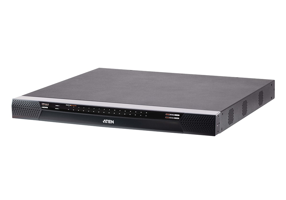 ATEN 1-Local/8-Remote Shared Access 32-Port Multi-Interface CAT5 KVM Over IP Switch