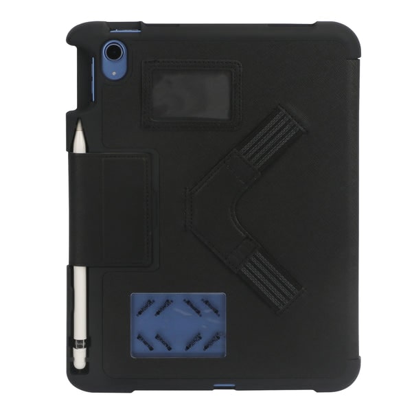 NutKase Rugged Case with Stylus Holder for iPad 10.9" Gen10 Tablet - Black