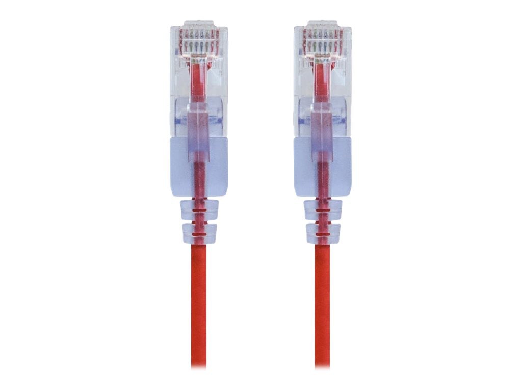 Monoprice SlimRun patch cable - 30.5 cm - red