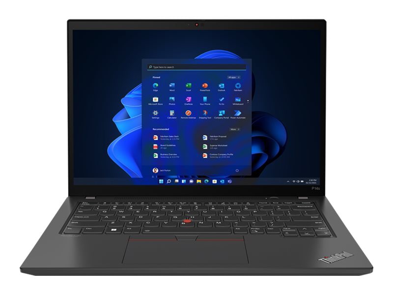 Lenovo ThinkPad P14s Gen 4 - 14" - Intel Core i7 - 1370P - vPro Enterprise - 16 GB RAM - 512 GB SSD - English