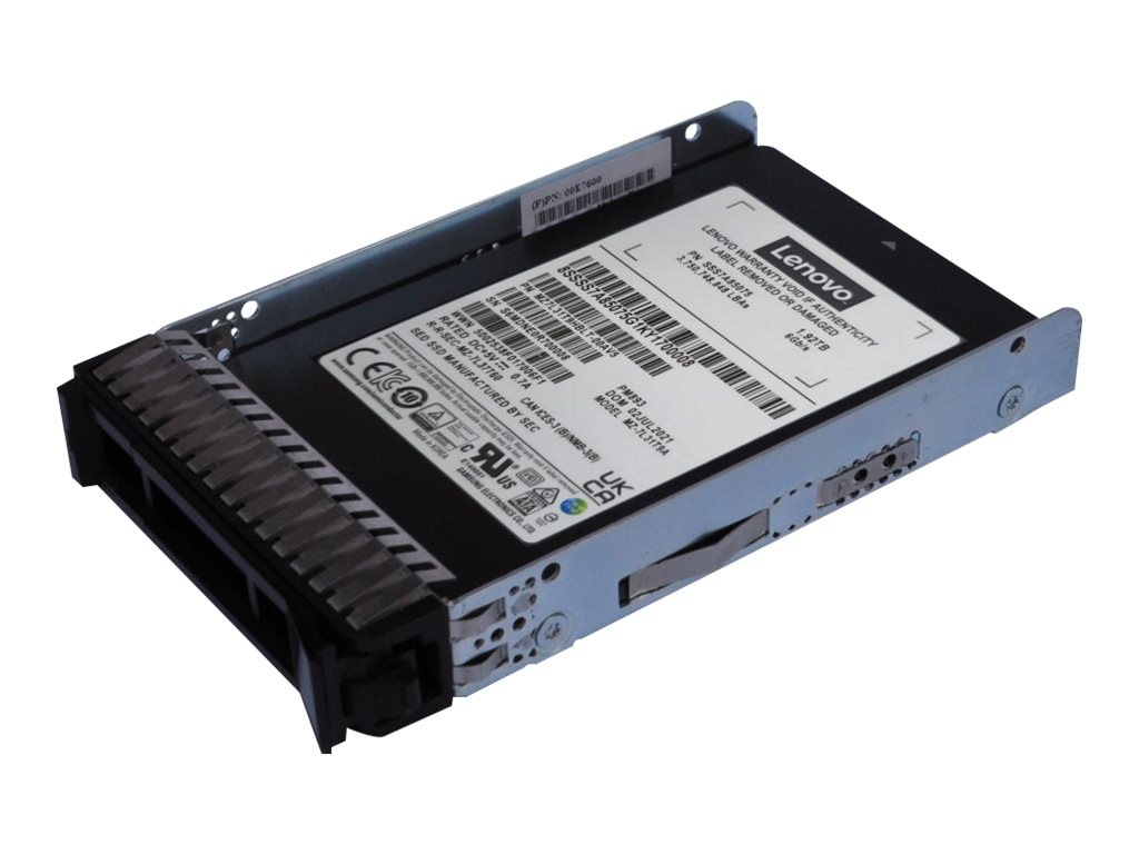 Lenovo ThinkSystem PM893 - SSD - Read Intensive - 3.84 TB - SATA 6Gb/s