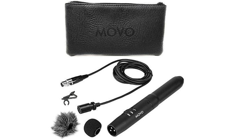 Movo LV11OD XLR Condenser Microphone with Phantom Power