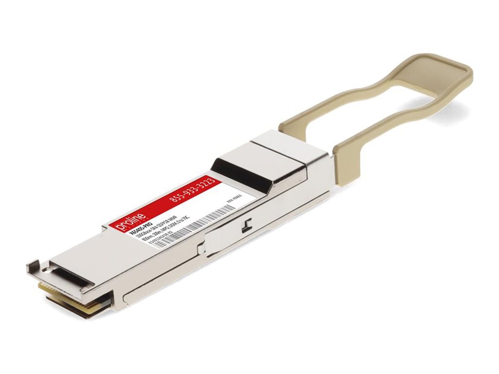 Proline NetAPP® X65405 Compatible TAA 100GBase-SR4 QSFP28 Transceiver (MMF, 850nm, 100m, MPO, DOM)