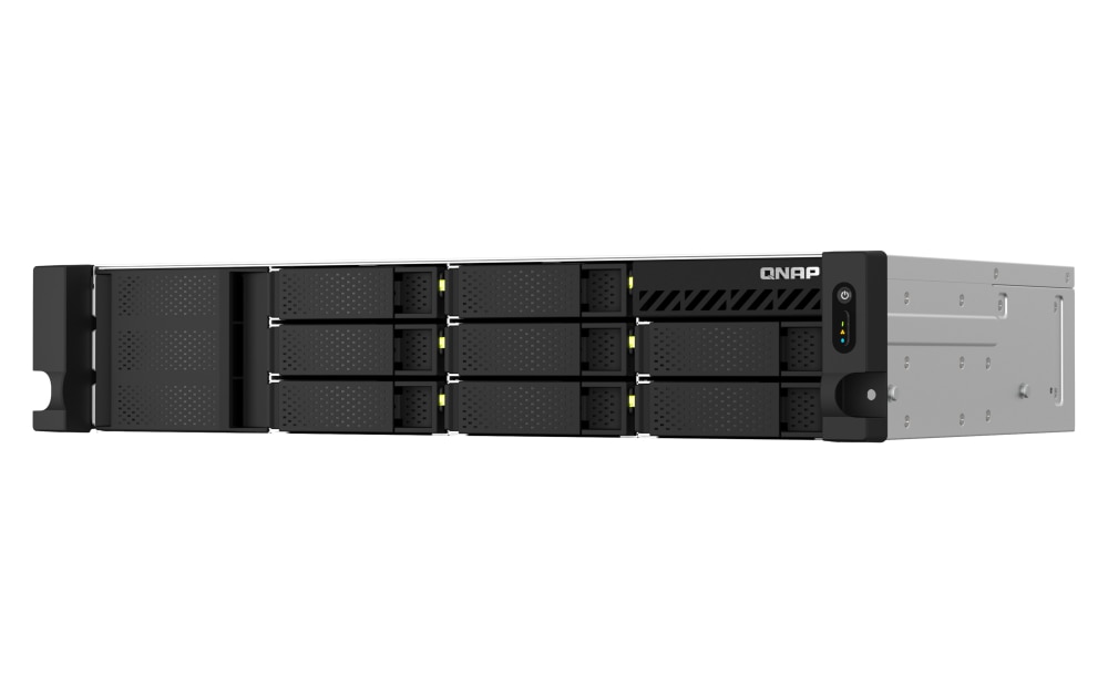 QNAP 2U 8-Bay 12" Rack Mount Network Attached Storage Appliance